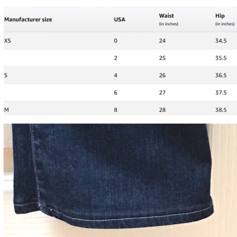 [PRE-OWNED] ROCK & REPUBLIC Kasandra Women’s Premium Denim Jeans, Blue, Size 26 - Picture 7 of 8
